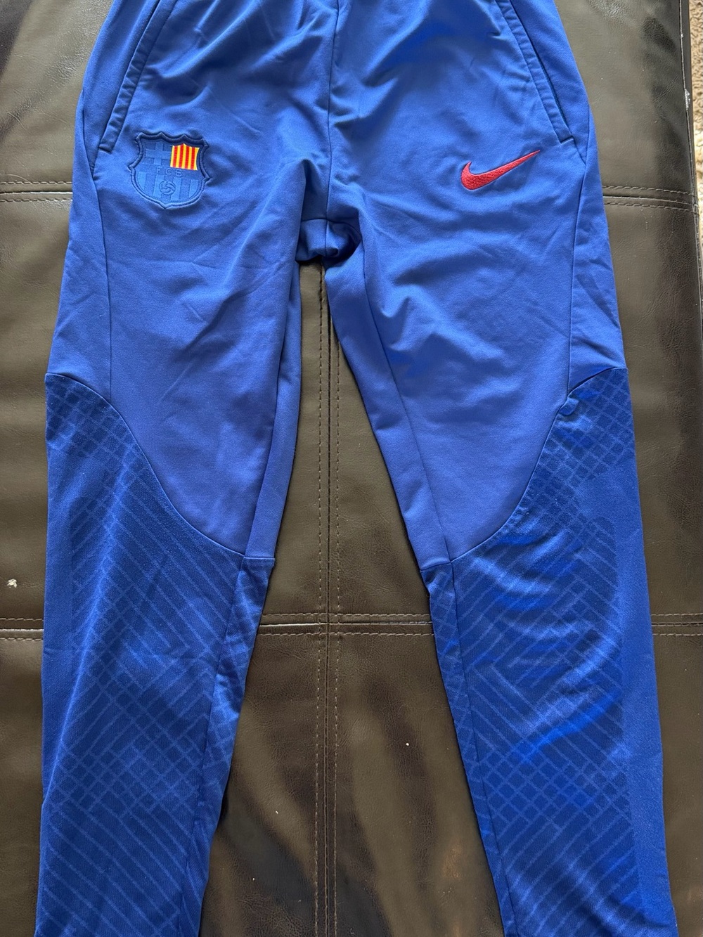 Nike Blue FC Barcelona Youth Training Joggers